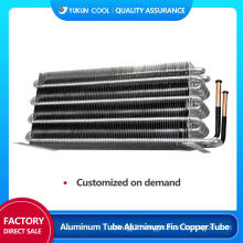 Aluminum tube finned condenser